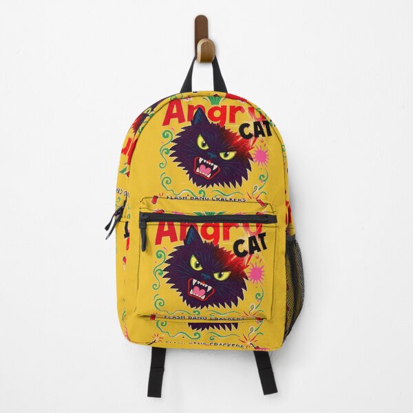 Item preview, Angry Cat Supercharged Flash Bang Crackers - Vintage Fireworks designed and sold by Corinne Alexa Jackson.