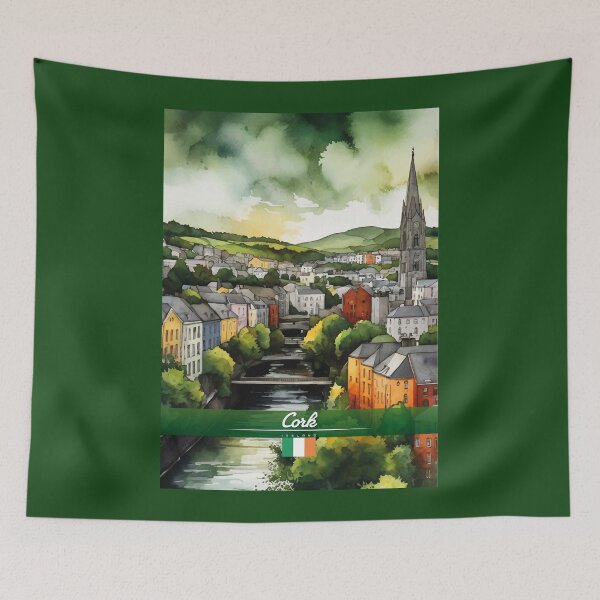 Item preview, Viajes a Cork, Irlanda designed and sold by Thistle-TShop.