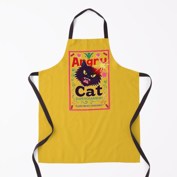 Item preview, Angry Cat Supercharged Flash Bang Crackers - Vintage Fireworks designed and sold by Corinne Alexa Jackson.