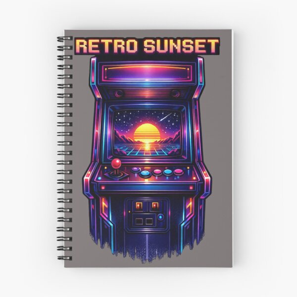 Aperçu de l'œuvre Art visuel du jeu vidéo Synthwave des années 80 créée et vendue par craftedd.
