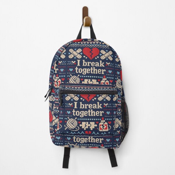 Item preview, I break together Denglisch saying knitting pattern design designed and sold by Mauswohn.