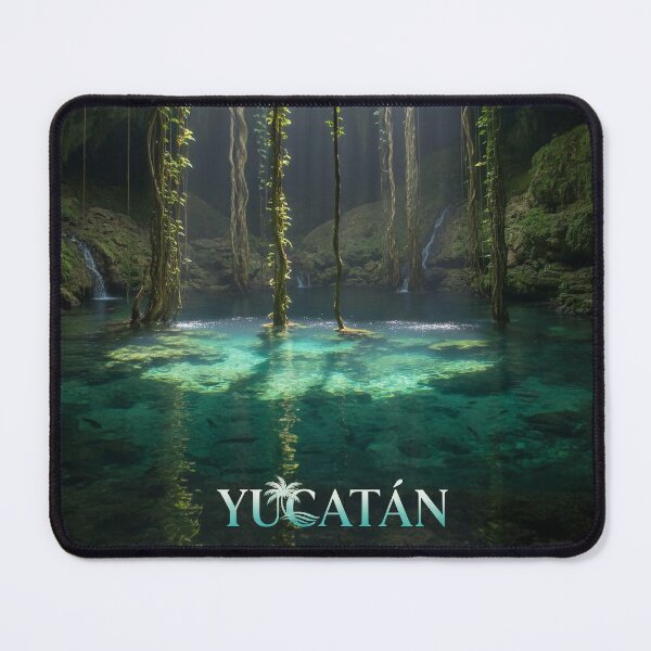 Item preview, Yucatan Cenote - Mexican Natural Wonder Travel Poster designed and sold by Rod_Studio_Shop.