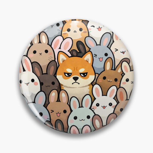 Item preview, cute bunny and dog designed and sold by Rmuhi.