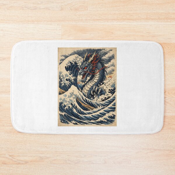 Item preview, Eternal Wave Dragon – Ukiyo-e Japanese Myth Art designed and sold by Good Luck1688.