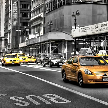 Artwork thumbnail, YELLOW CAB by MIGHTY TEMPLE IMAGES