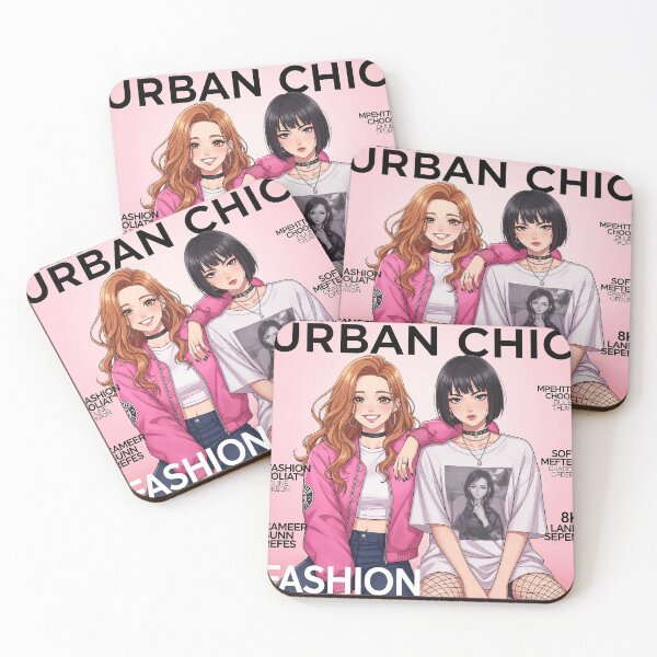 Item preview, Urban Chic Magazine: Anime Best Friends designed and sold by Unwrapfashion.