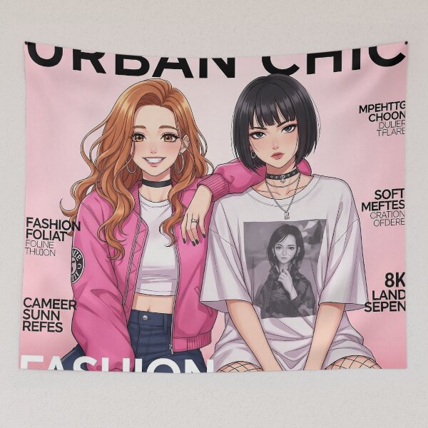 Item preview, Urban Chic Magazine: Anime Best Friends designed and sold by Unwrapfashion.