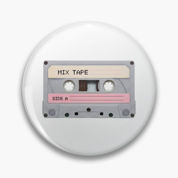 Item preview, Retro Grey Analog Cassette Tape Mix Tape designed and sold by BlurBlurDesign.