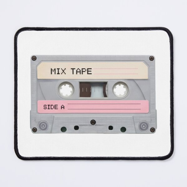 Item preview, Retro Grey Analog Cassette Tape Mix Tape designed and sold by BlurBlurDesign.
