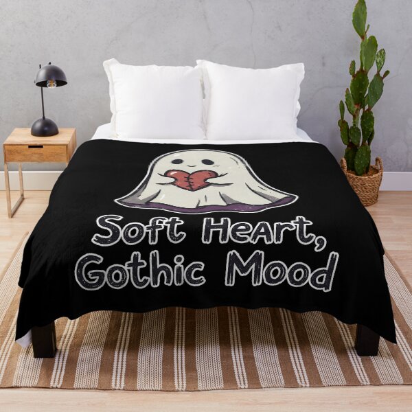 Item preview, Cute Ghost Holding Broken Heart – Soft Gothic Kawaii Aesthetic Spooky Mood Art designed and sold by cr6zym1nd.