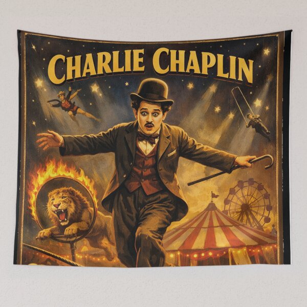 Item preview, Charlie Chaplin The Circus 1928 vintage cinema designed and sold by Mauswohn.
