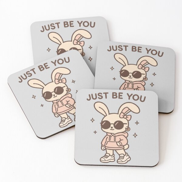 Item preview, Just Be You Bunny – Kawaii Urban Hoodie Illustration designed and sold by Aloloco.