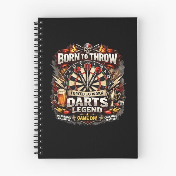 Item preview, Born to Throw – Darts Legend designed and sold by SixtieShirts.