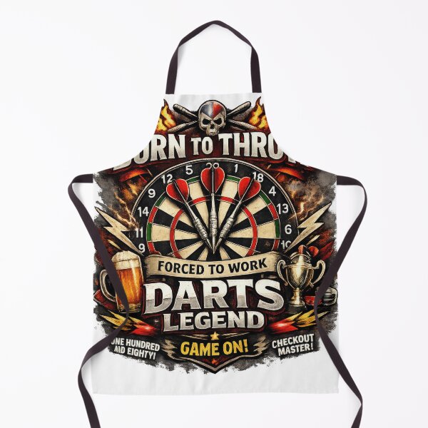 Item preview, Born to Throw – Darts Legend designed and sold by SixtieShirts.