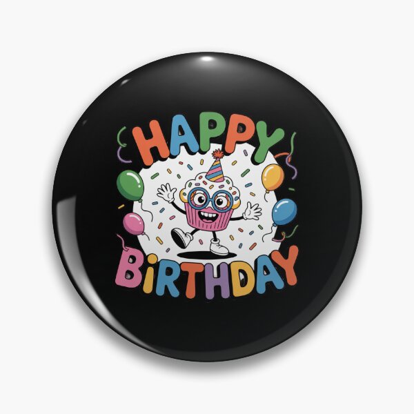 Item preview, Happy Birthday Cupcake Monster – Silly Dancing Party Design designed and sold by Midnight Veil Designs.