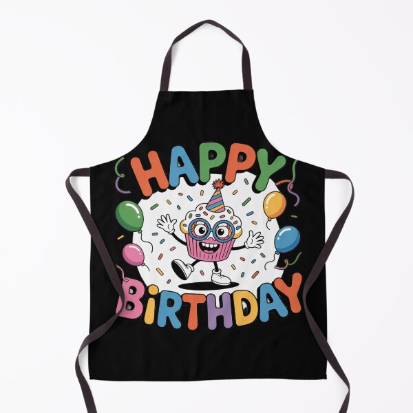 Item preview, Happy Birthday Cupcake Monster – Silly Dancing Party Design designed and sold by Midnight Veil Designs.