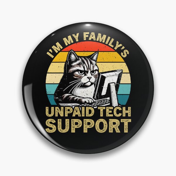 Item preview, I'm My Family's Unpaid Tech Support Retro Computer Engineer designed and sold by averyfisher.
