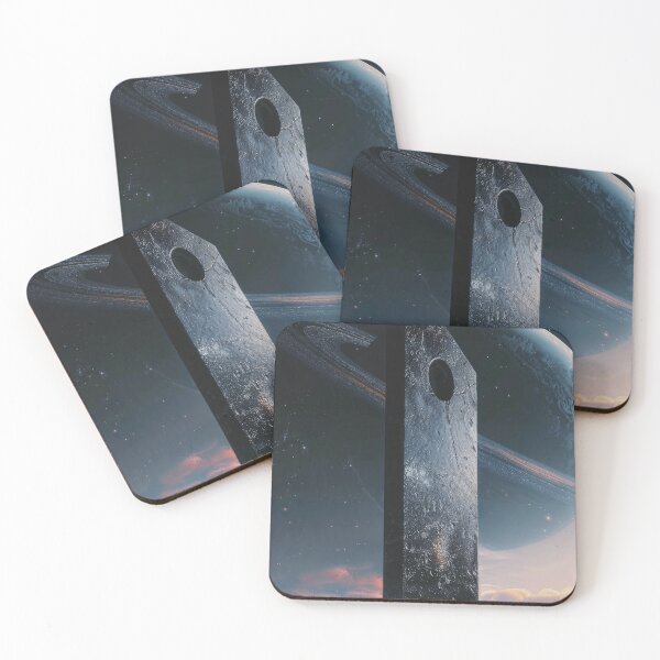 Item preview, Monolith On Frozen Alien Planet designed and sold by QuantumDrift.
