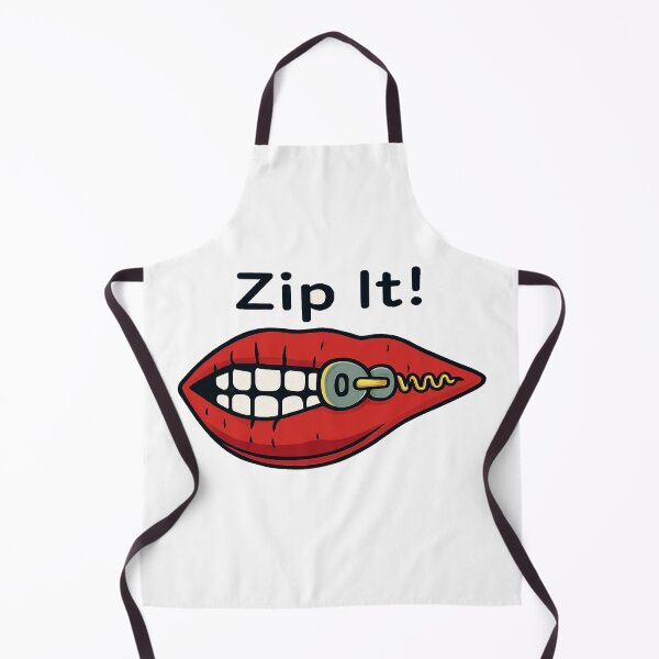 Item preview, Funny “Zip It!” Lips Illustration with Zipper Mouth – Bold Humorous Graphic Design designed and sold by Bright Nest Studio.