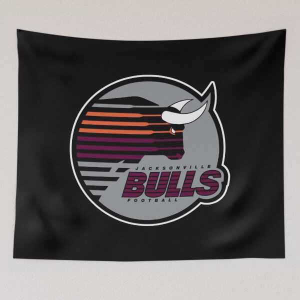 Item preview, Jacksonville Bulls Retro Logo Throwback Defunct Football 80’s T-Shirt designed and sold by OlafWintheiser.
