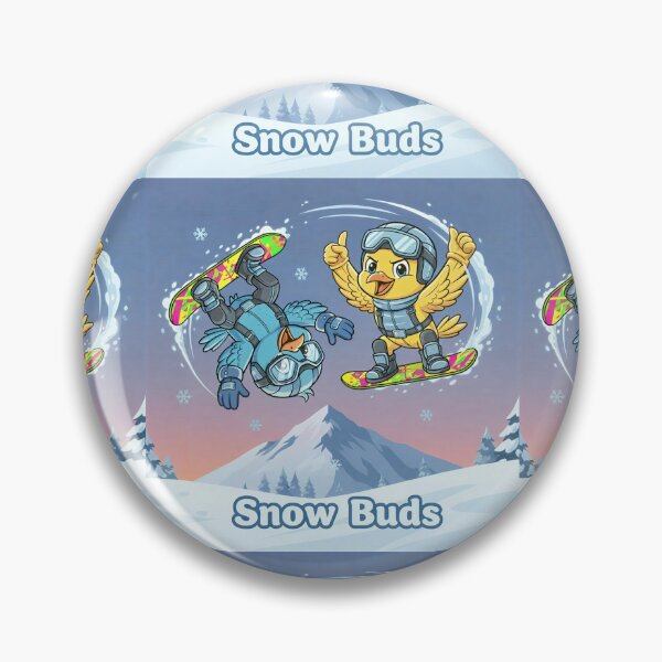 Item preview, Snow Buds Sticker — Cute Snowboarding Birds | Funny Winter Sport Gift for Skiers & Snowboarders designed and sold by SammyMorry.