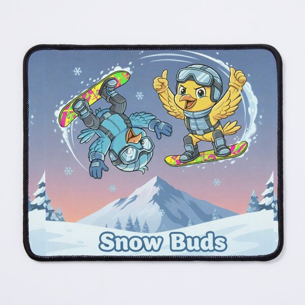 Item preview, Snow Buds Sticker — Cute Snowboarding Birds | Funny Winter Sport Gift for Skiers & Snowboarders designed and sold by SammyMorry.