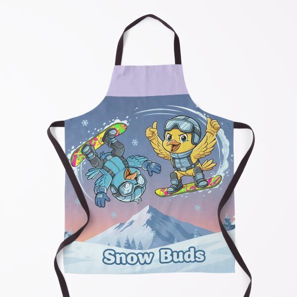 Item preview, Snow Buds Sticker — Cute Snowboarding Birds | Funny Winter Sport Gift for Skiers & Snowboarders designed and sold by SammyMorry.