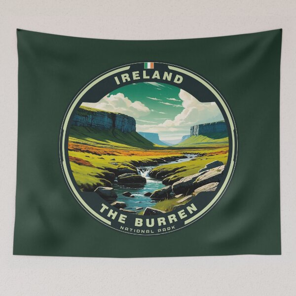 Item preview, The Burren National Park – Ireland Travel designed and sold by Thistle-TShop.