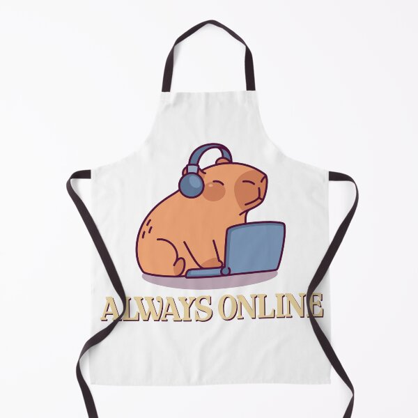 Item preview, Always Online Capybara  designed and sold by R-A Designs.