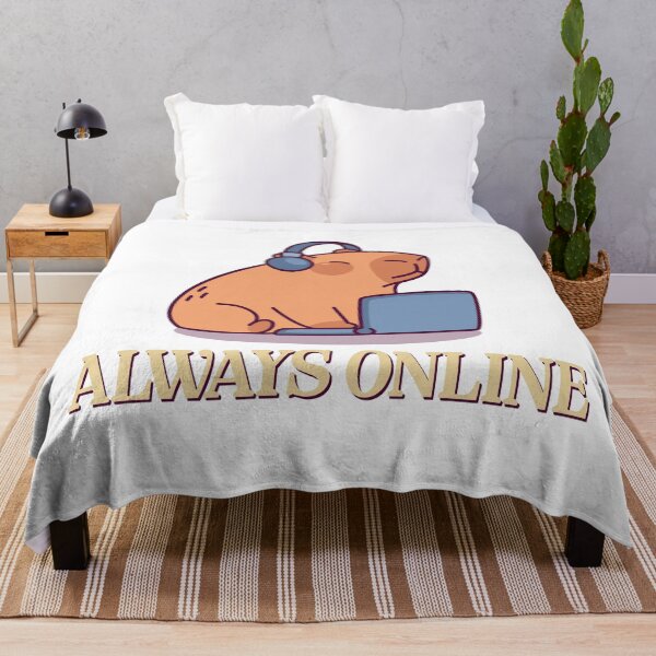 Item preview, Always Online Capybara  designed and sold by R-A Designs.