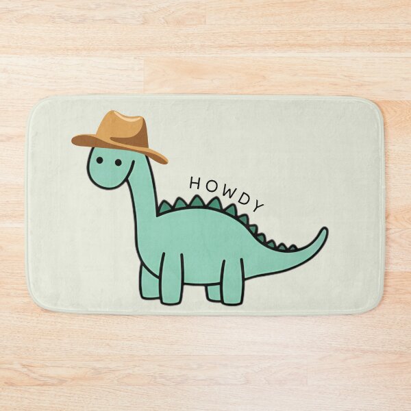 Item preview, Howdy Dino – Cute Cowboy Dinosaur Illustration designed and sold by tarzbol.