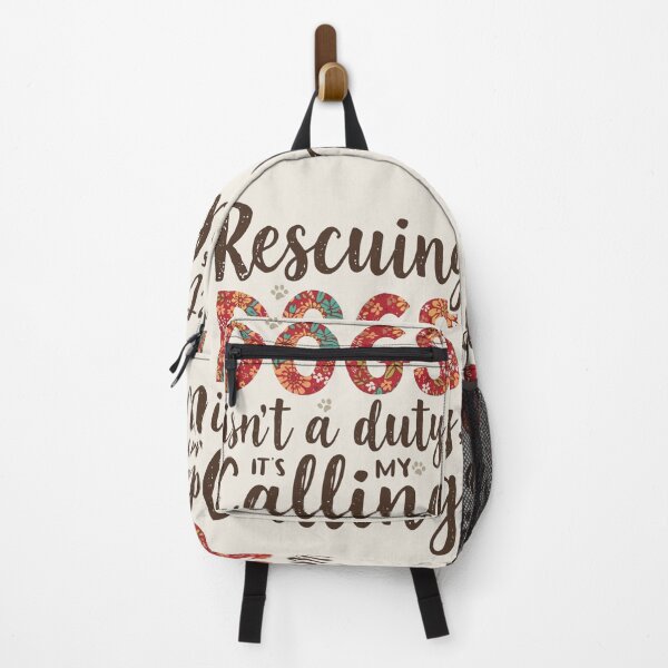 Item preview, Rescuing Dogs Isn’t a Duty, It’s My Calling – Dog Rescue Quote Design designed and sold by SnarkyTextStudiO.