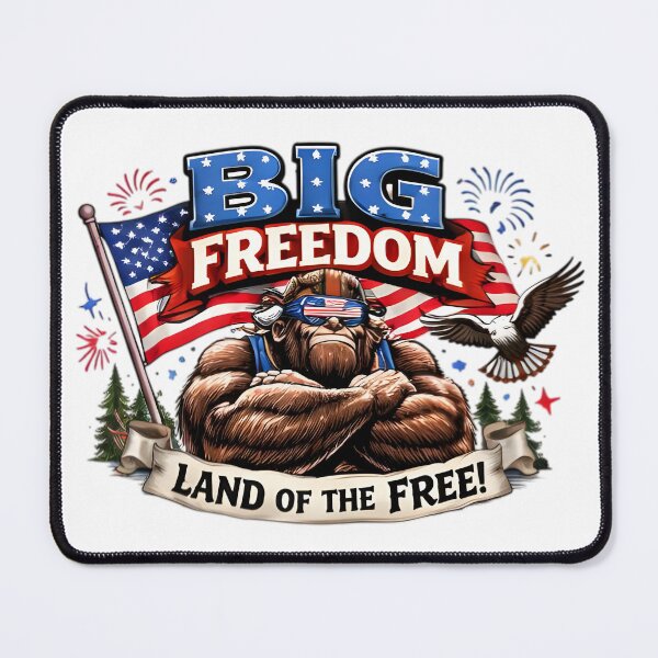 Item preview, Bigfoot American Pride - Big Freedom Land designed and sold by DrukNaStyl.