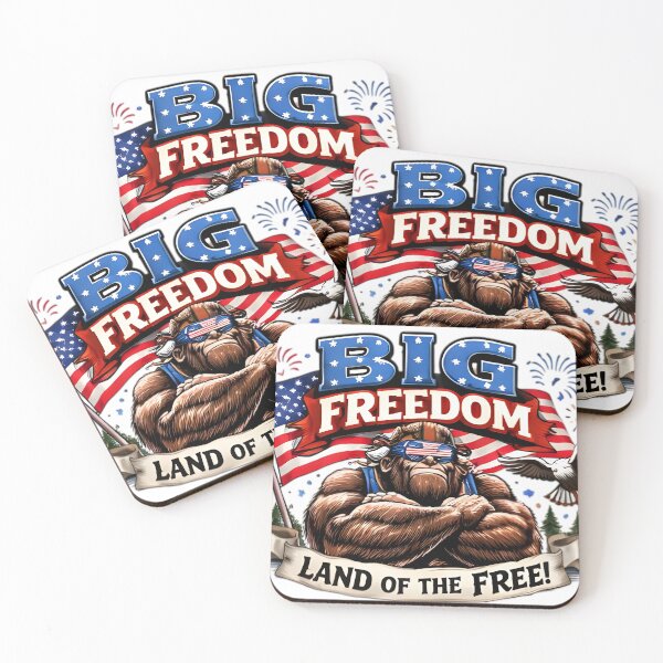 Item preview, Bigfoot American Pride - Big Freedom Land designed and sold by DrukNaStyl.