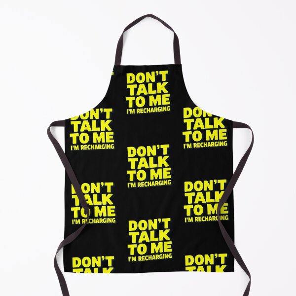 Item preview, Don’t Talk To Me I’m Recharging Funny Introvert Sarcastic Text Shirt designed and sold by SnarkyTextStudiO.