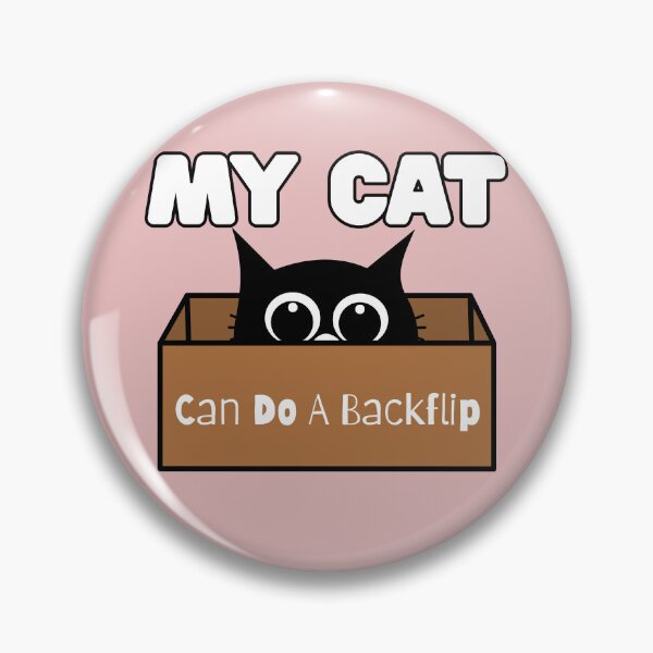 Item preview, My Cat Can Do a Backflip designed and sold by KapowStickers.