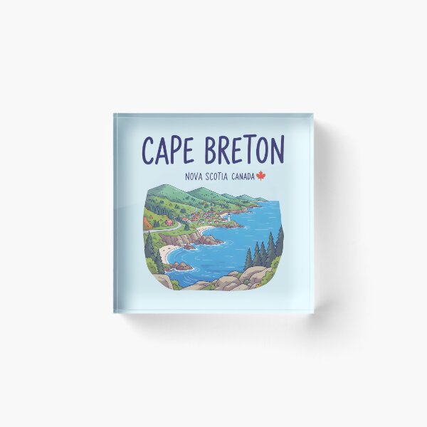 Item preview, Cape Breton Island Nova Scotia Canada Cute Skyline Landscape designed and sold by HowToCanadian.