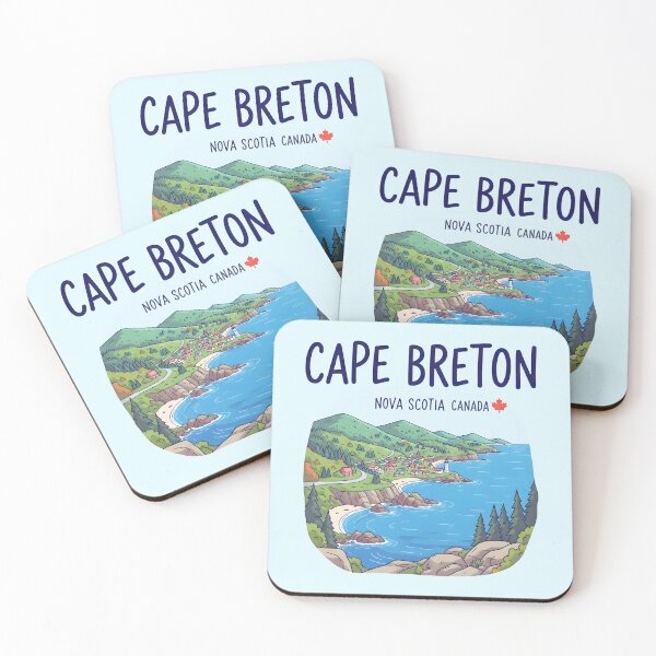 Item preview, Cape Breton Island Nova Scotia Canada Cute Skyline Landscape designed and sold by HowToCanadian.