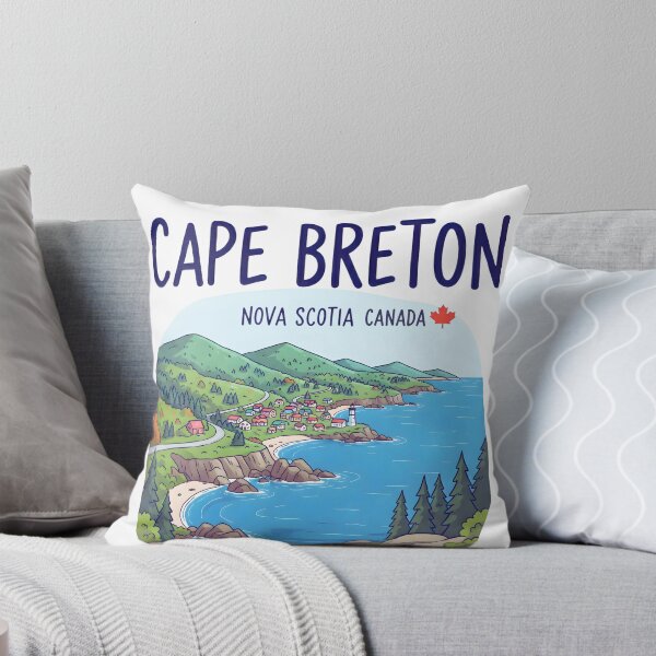 Item preview, Cape Breton Island Nova Scotia Canada Cute Skyline Landscape designed and sold by HowToCanadian.