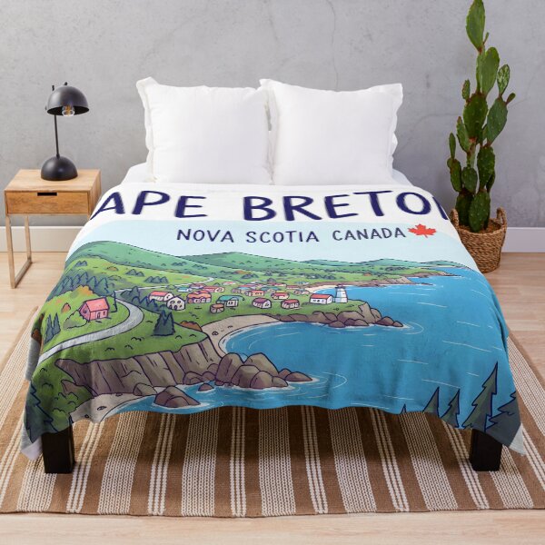 Item preview, Cape Breton Island Nova Scotia Canada Cute Skyline Landscape designed and sold by HowToCanadian.