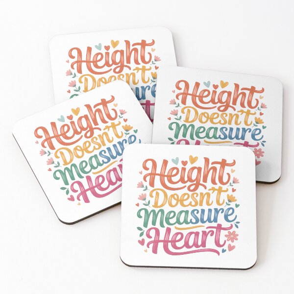 Item preview, Height doesn't measure heart .. designed and sold by nimmitrends.