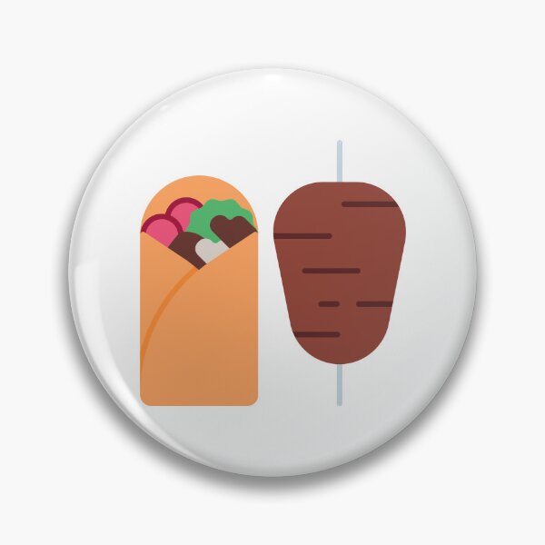 Item preview, Grilled Kebab Skewer - Middle Eastern Cuisine Sticker for BBQ & Outdoor Dining designed and sold by Tr Creative Design.