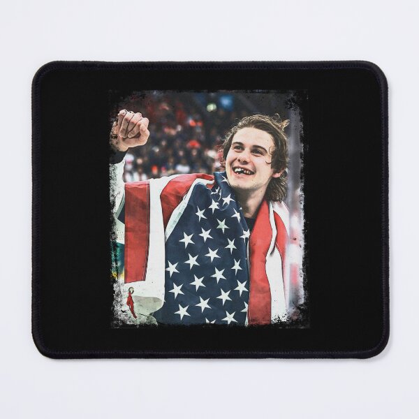 Item preview, Jack Hughes Golden Goal USA Hockey designed and sold by ClarenceGarza.