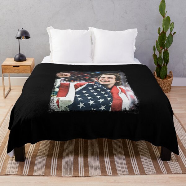 Item preview, Jack Hughes Golden Goal USA Hockey designed and sold by ClarenceGarza.
