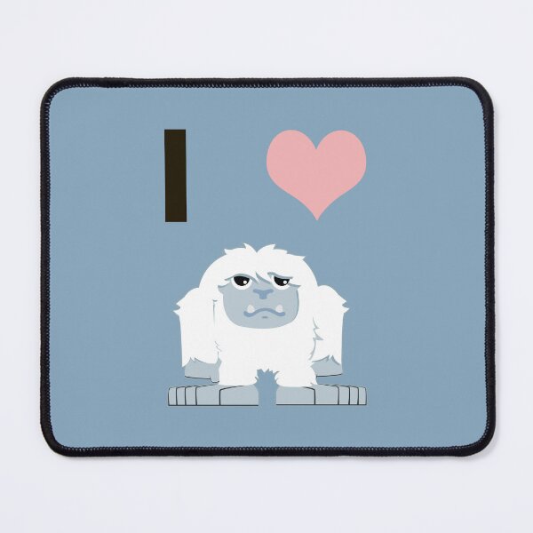 Item preview, I Love Yeti Cute Cartoon Yeti designed and sold by Hedgie Designs.