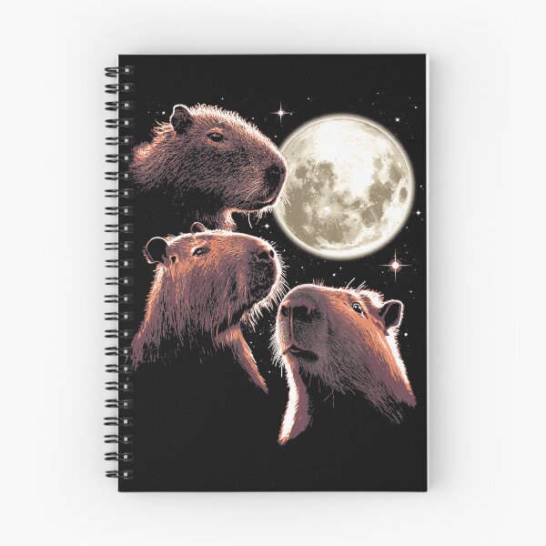 Item preview, Three Capybara Moon Funny Capybara Meme Mystical Capybara T-Shirt designed and sold by SAPAIDART.