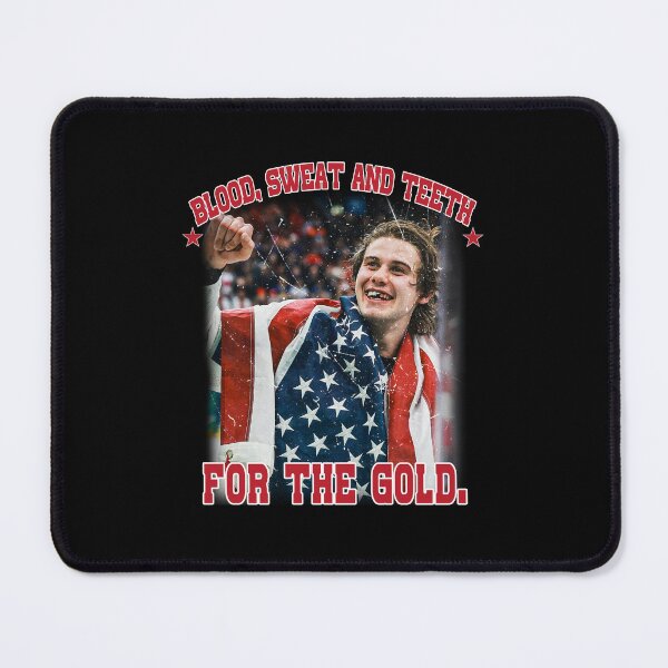 Item preview, Jack Hughes , Blood Sweat and Teeth for the Gold USA Hockey designed and sold by ClarenceGarza.