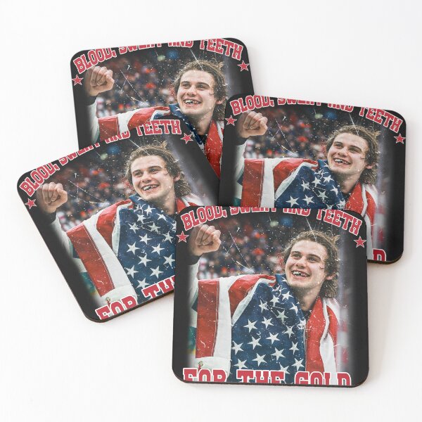 Item preview, Jack Hughes , Blood Sweat and Teeth for the Gold USA Hockey  designed and sold by ClarenceGarza.