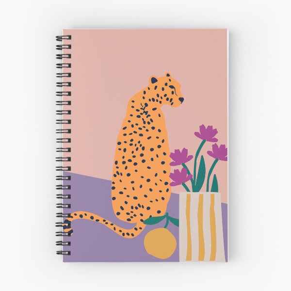 Item preview, Colorful cheetah with flowers designed and sold by paulrommer.