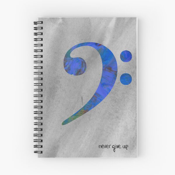 Item preview, Travelmug with blue bass clef designed and sold by agnes-p.